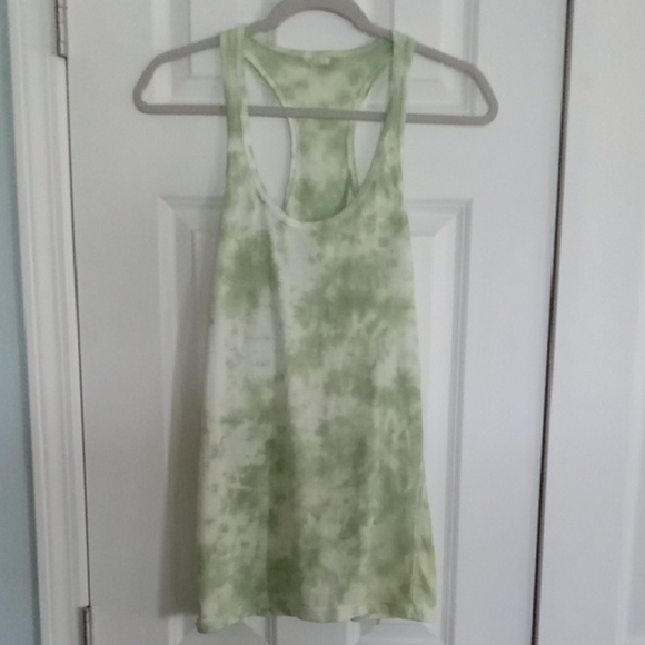 Tultex Tops - Tultex Light Green Tie-Dye Tank Top
